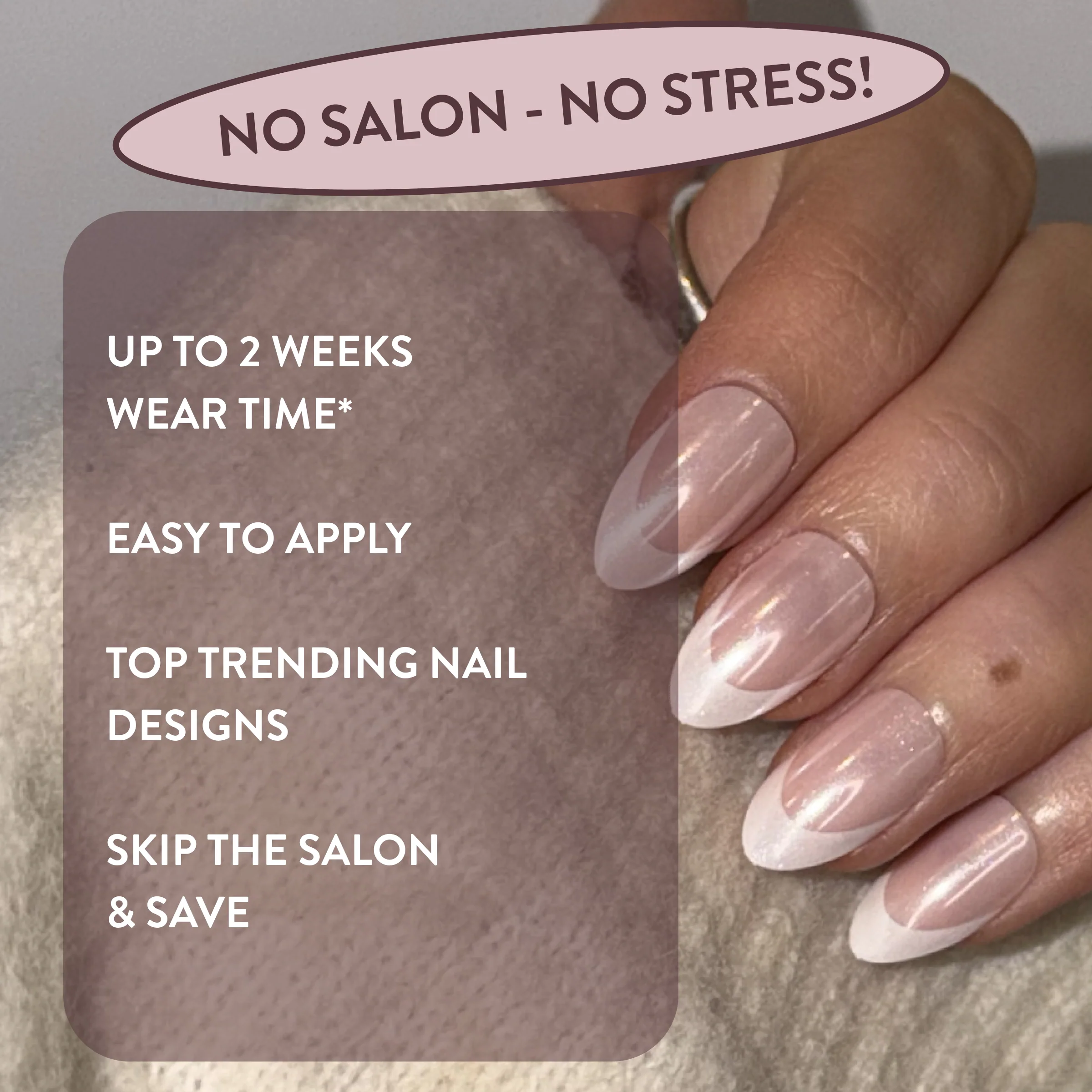 All Out Olivia Glaze French Tip Press-On Nails - Image 5