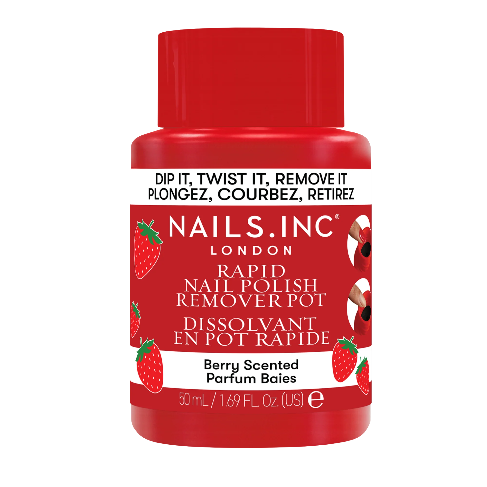 Berry Scented Rapid Nail Polish Remover Pot