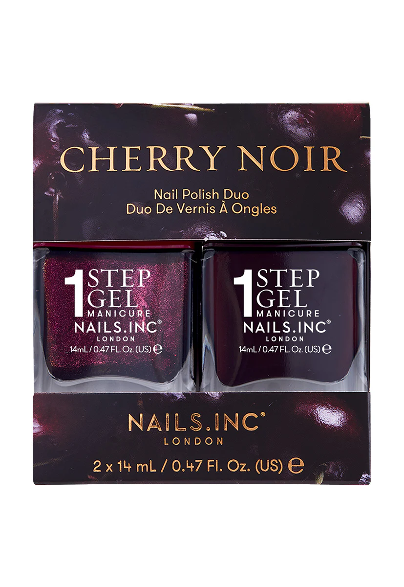 Cherry Noir Nail Polish Duo US