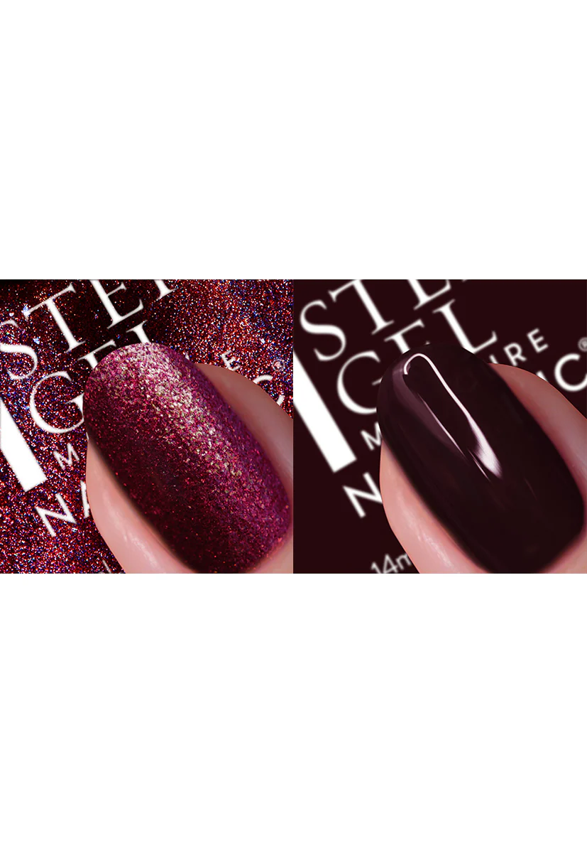 Cherry Noir Nail Polish Duo US - Image 2