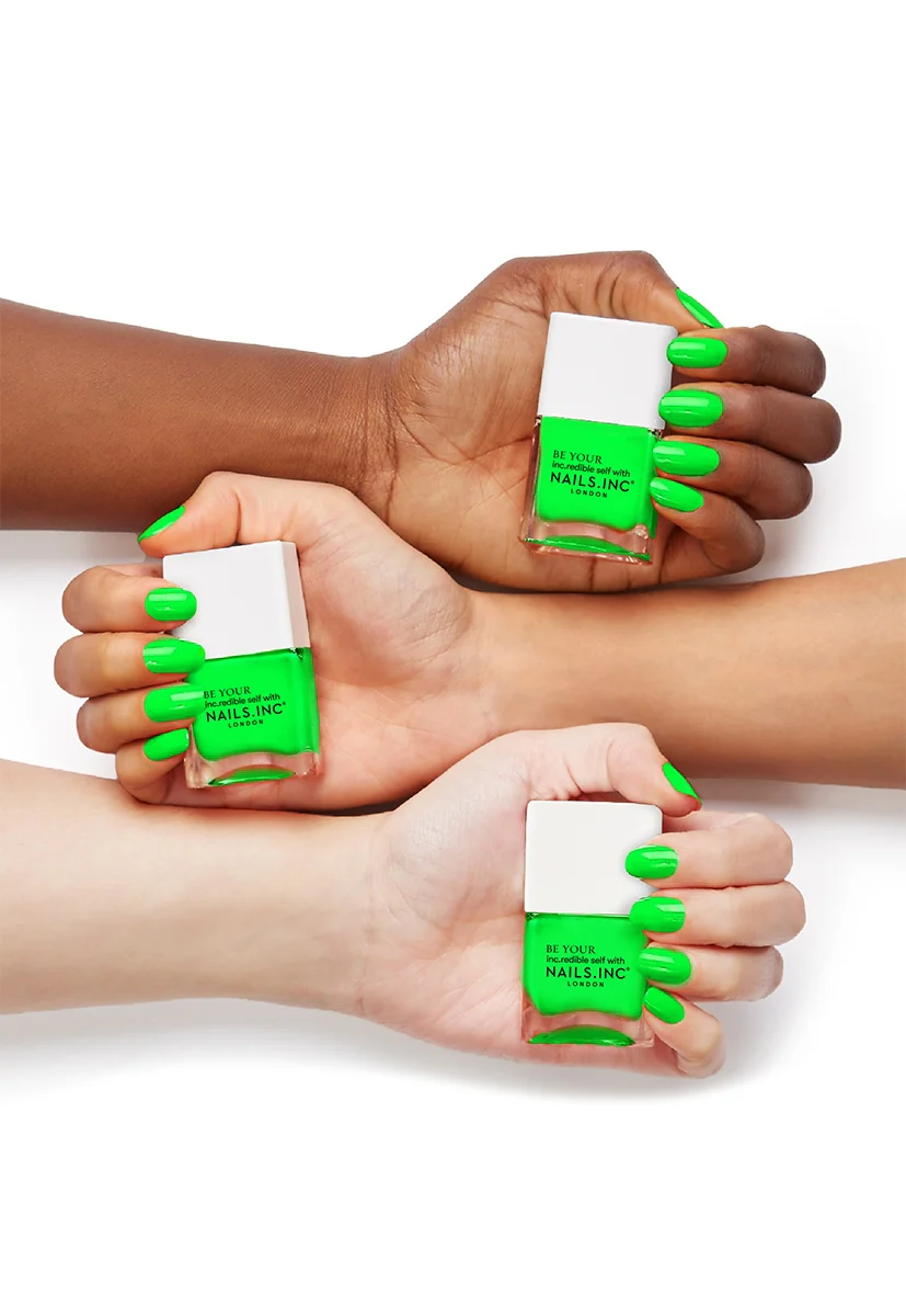 Golden Square Neon Nail Polish - Image 2