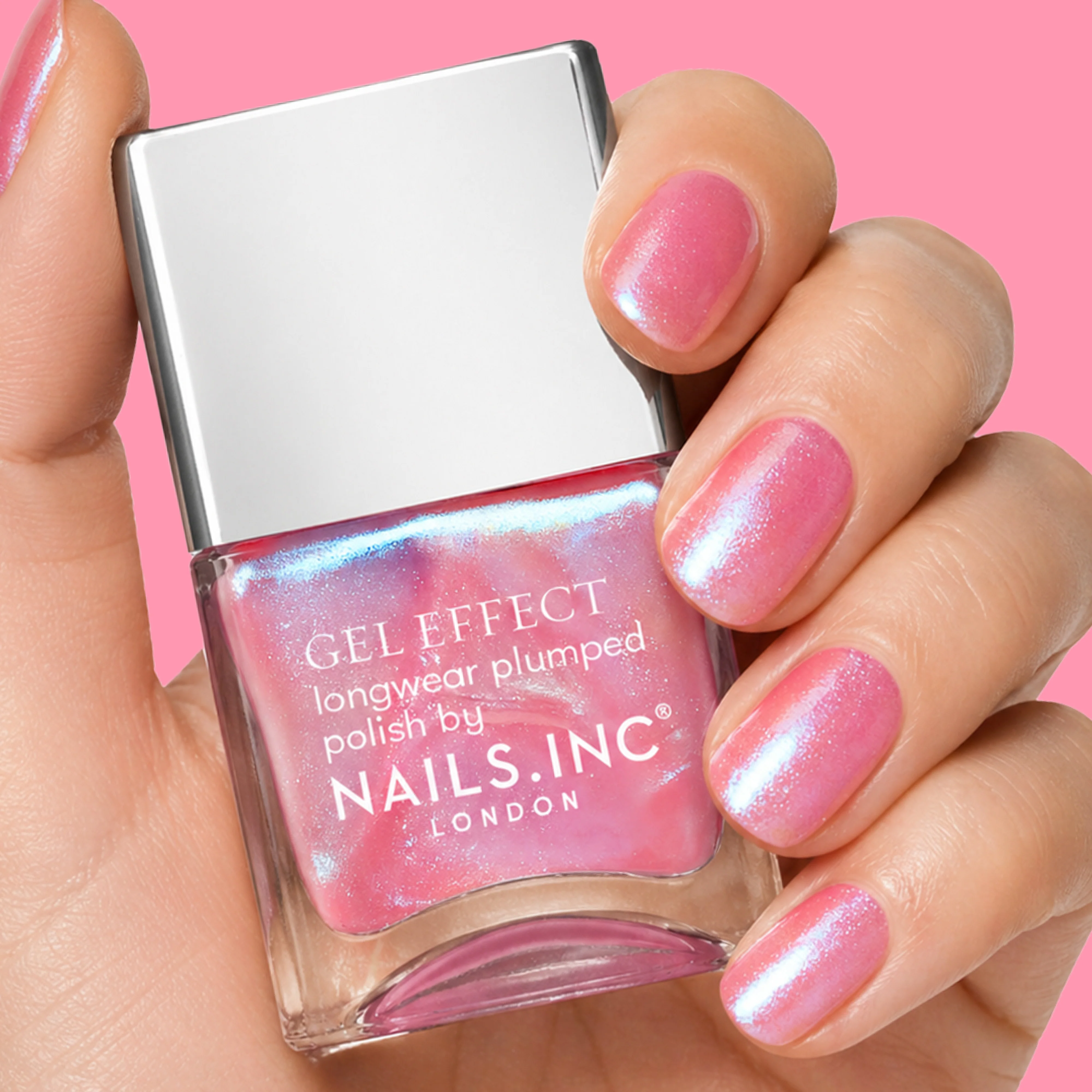 Guava Glow 6-Piece Gel Effect Nail Polish Set - Image 2