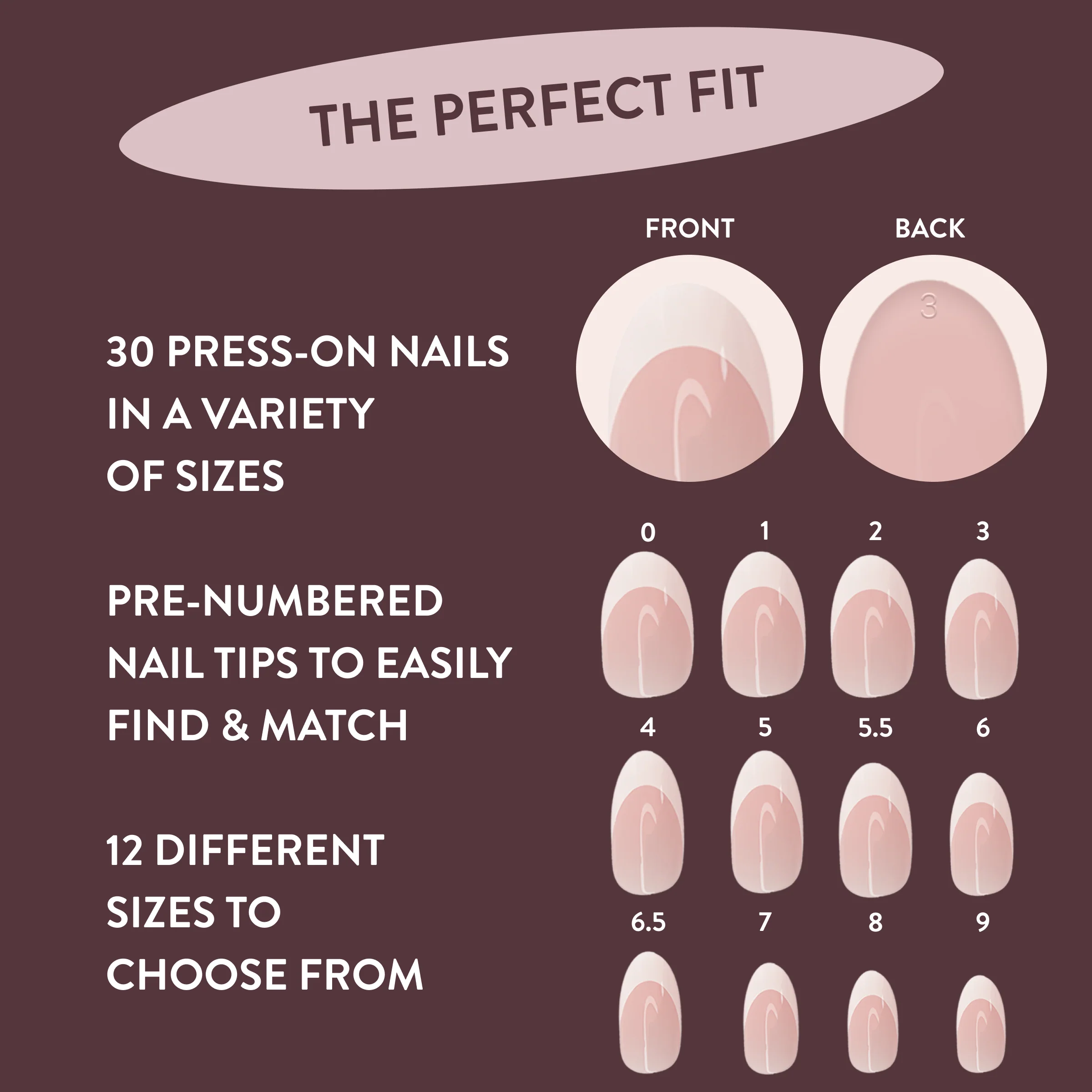 It's Giving Gracie Almond French Tip Press-On Nails - Image 7