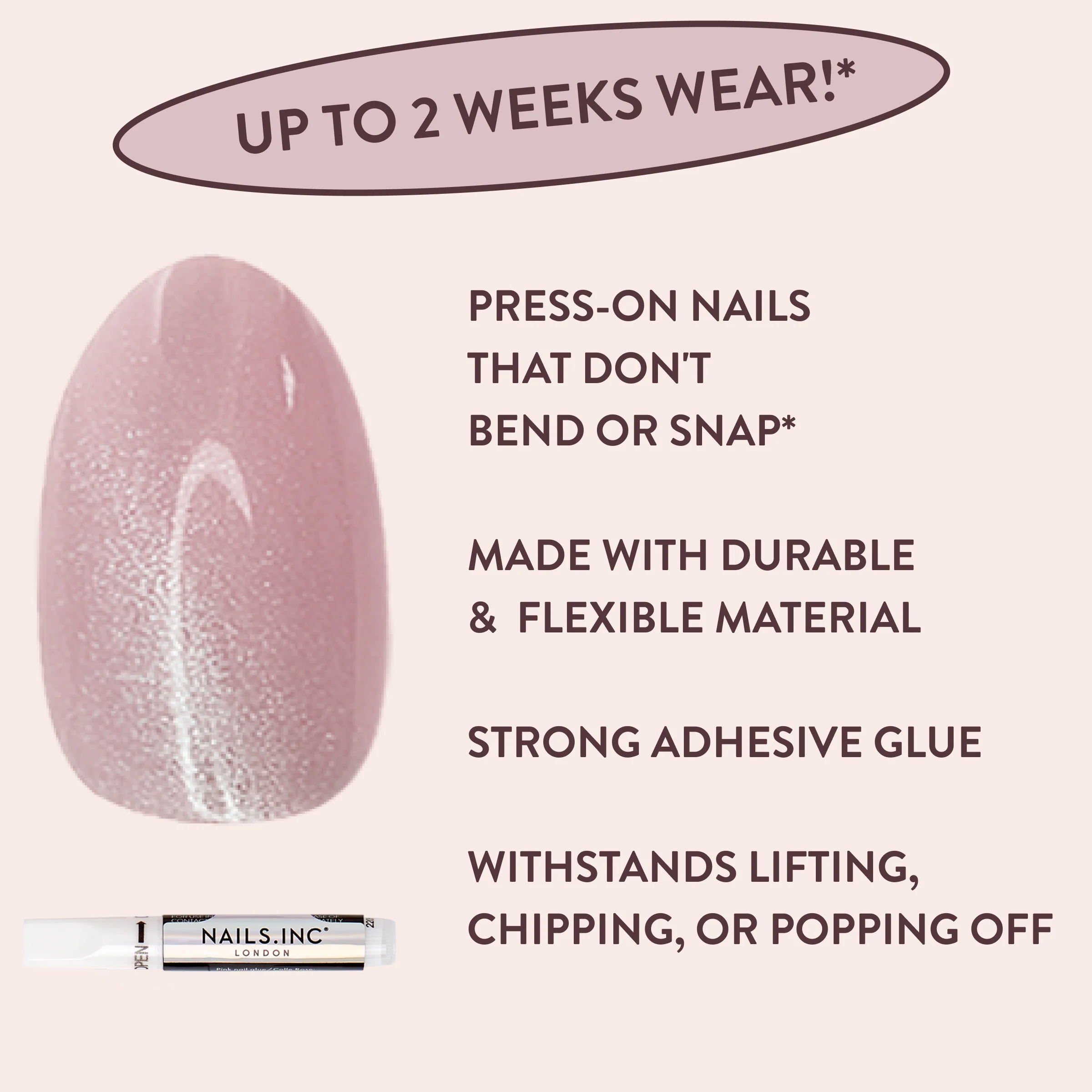 Kylie Coded Pink Cat-Eye Press-On Nails - Image 6