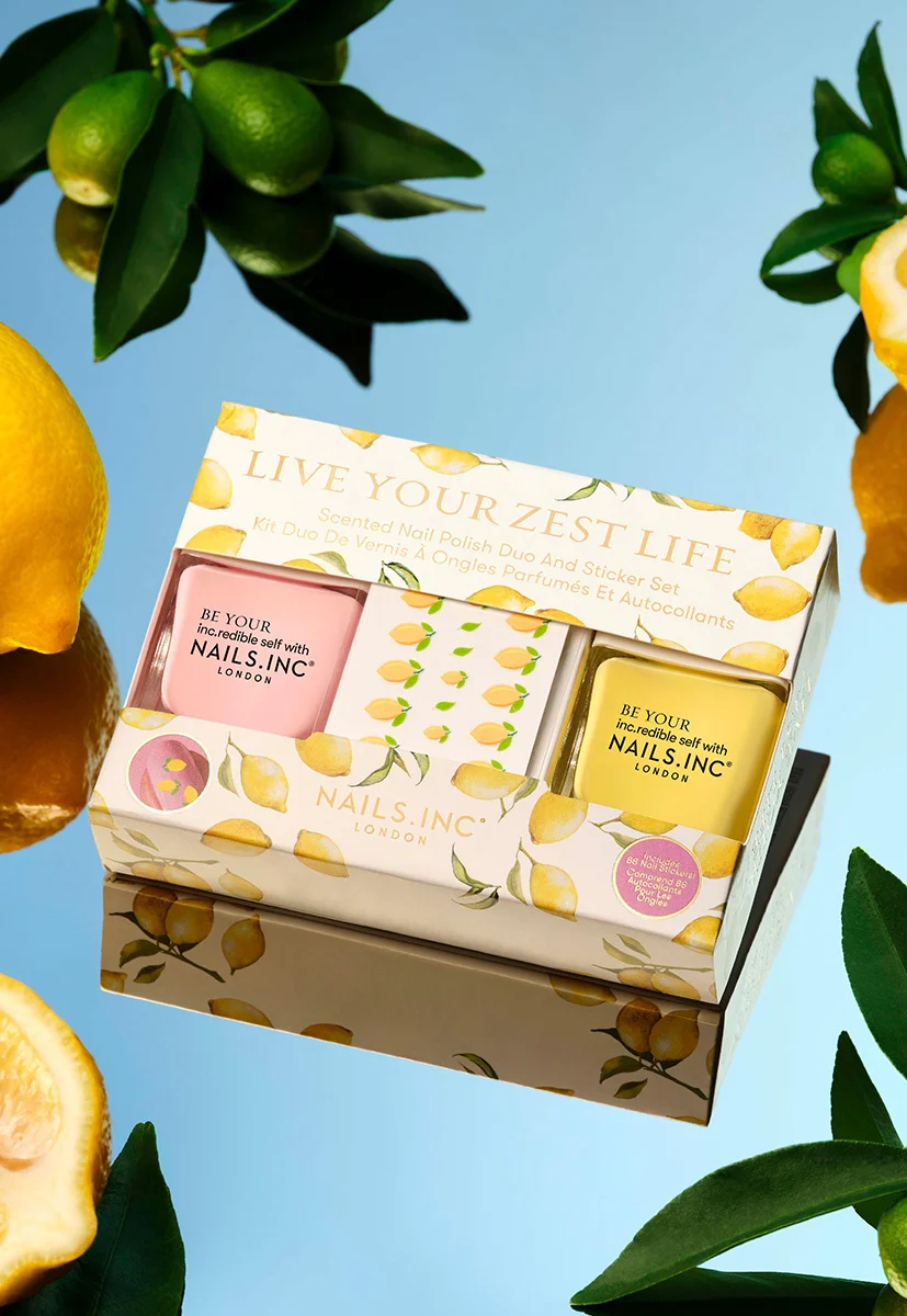 Live Your Zest Life Nail Polish and Top Coat Set - Image 3