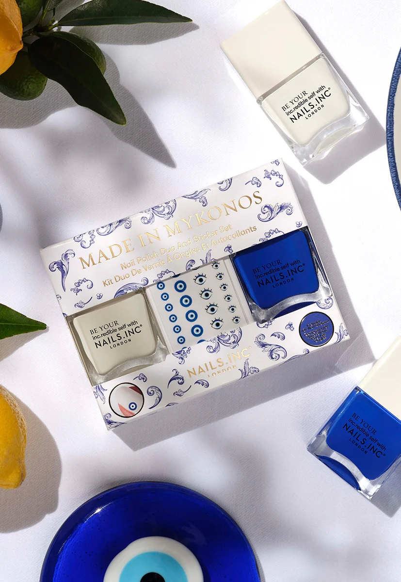 Made In Mykonos Nail Polish and Stickers Set - Image 2