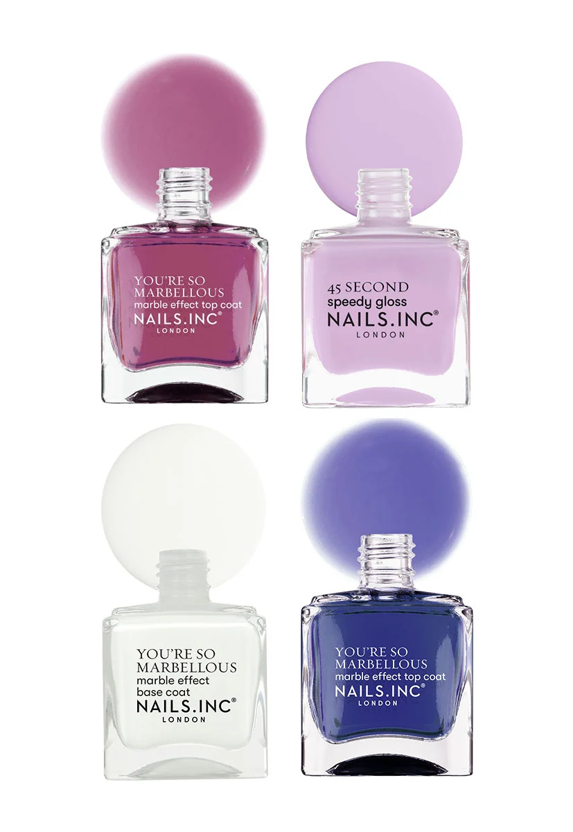 Marble Moment 4-Piece Nail Polish Set - Image 3