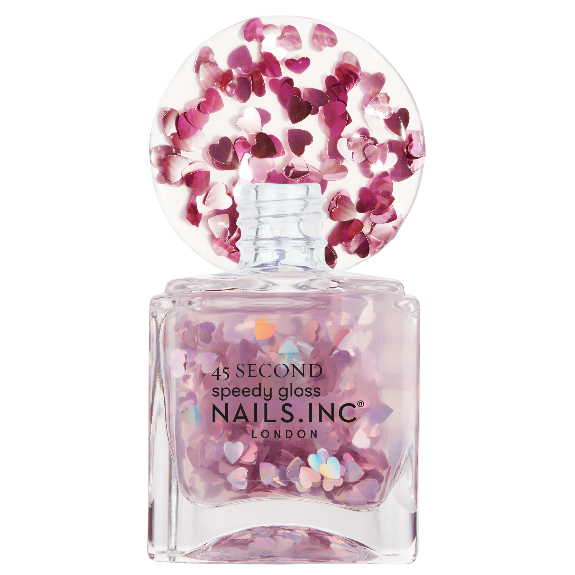 Margot Heart Topper - 45 Second Speedy Gloss Nail Polish US - Image 3