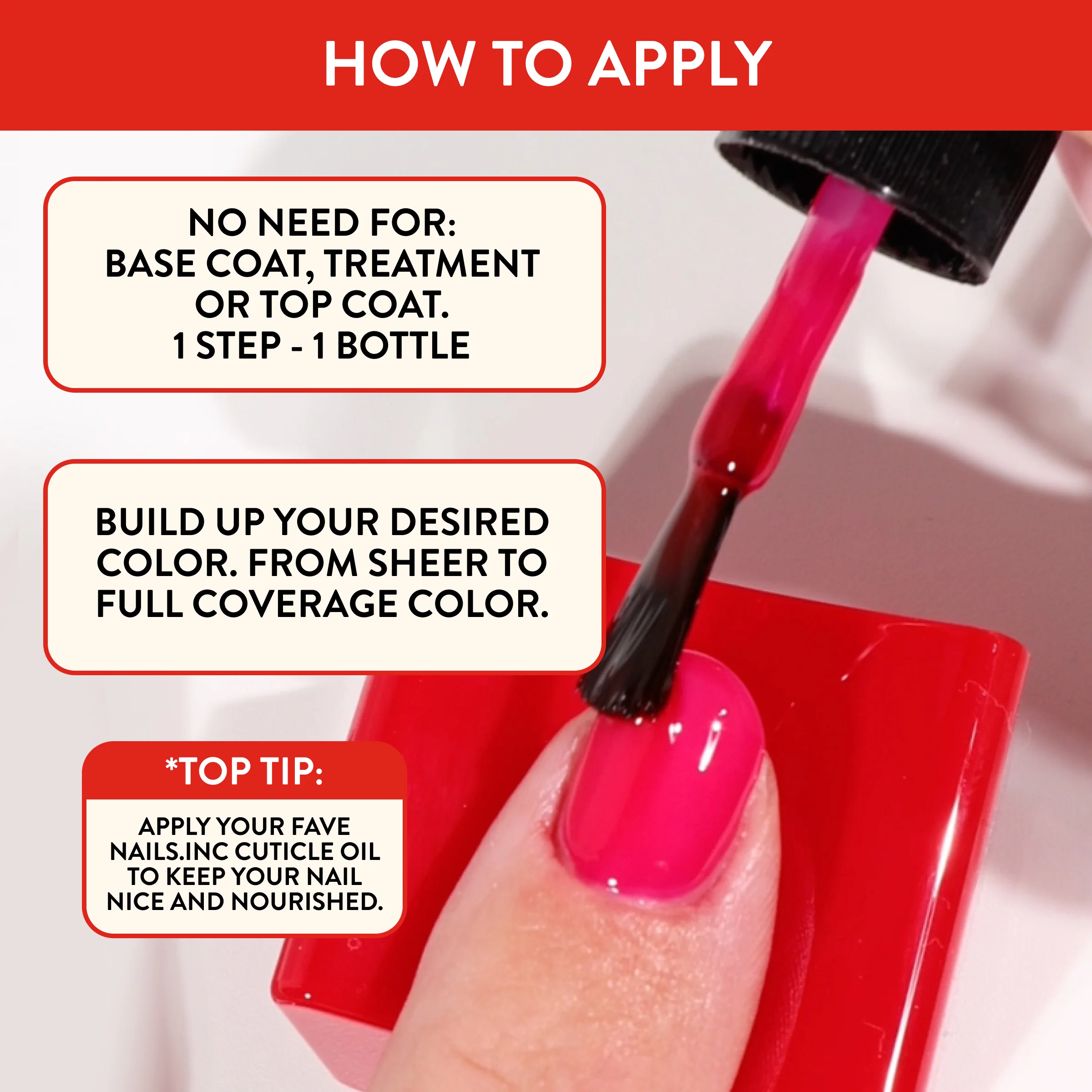 Nails.INC x Smucker’s® Sweeter Than Strawberries - It’s Topless Jelly Effect 1-Step Gel-Like Scented Nail Polish - Image 6