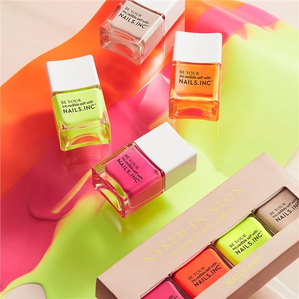 Naked In Neon 4-Piece Nail Polish Set - Image 2