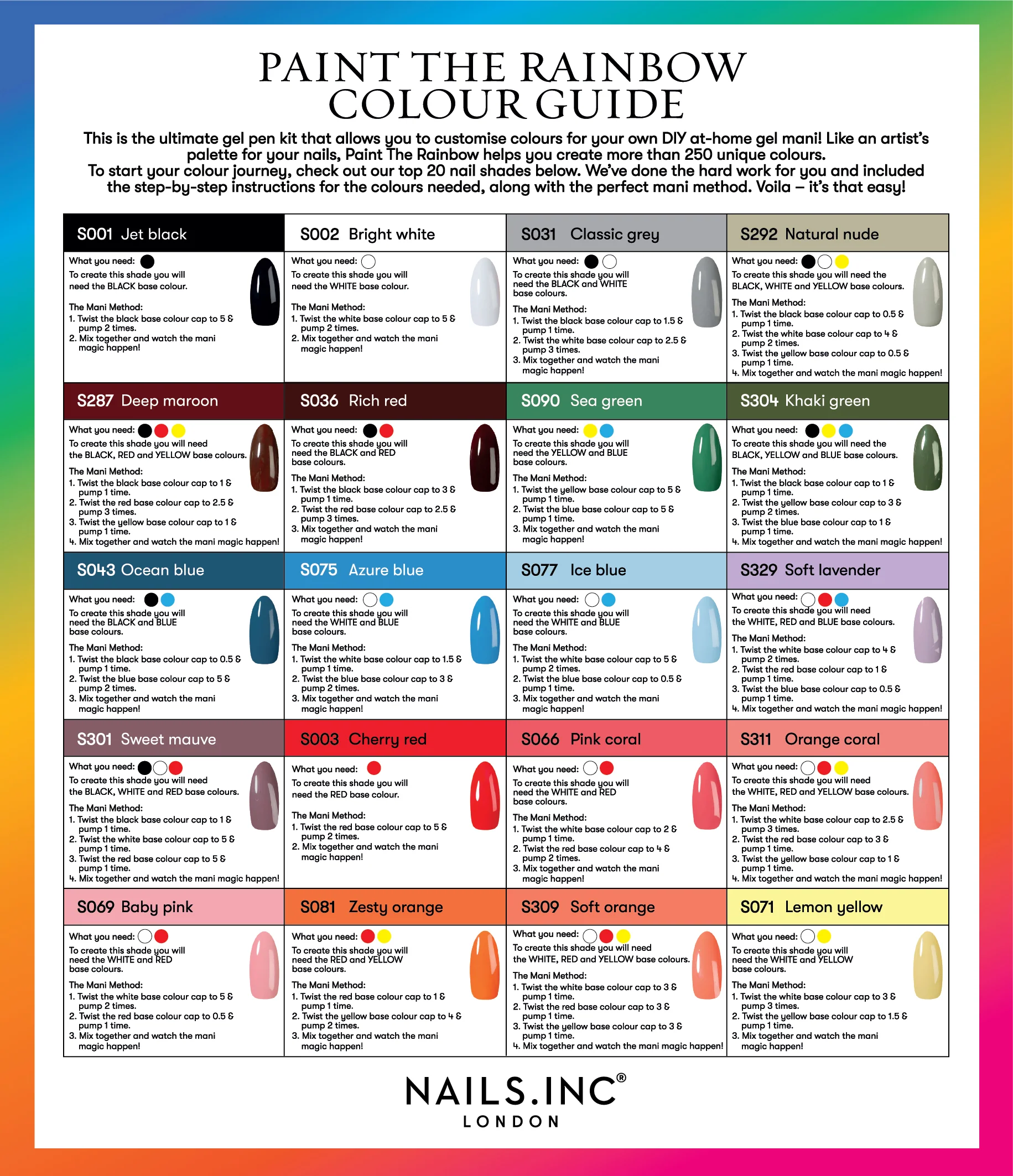 Paint The Rainbow DIY Gel Manicure Kit - Image 6