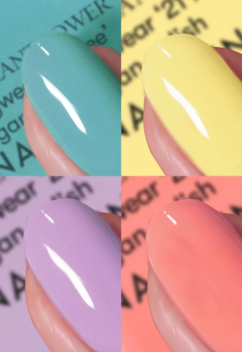 Plant Power Pastels 4-Piece Nail Polish Set - Image 3