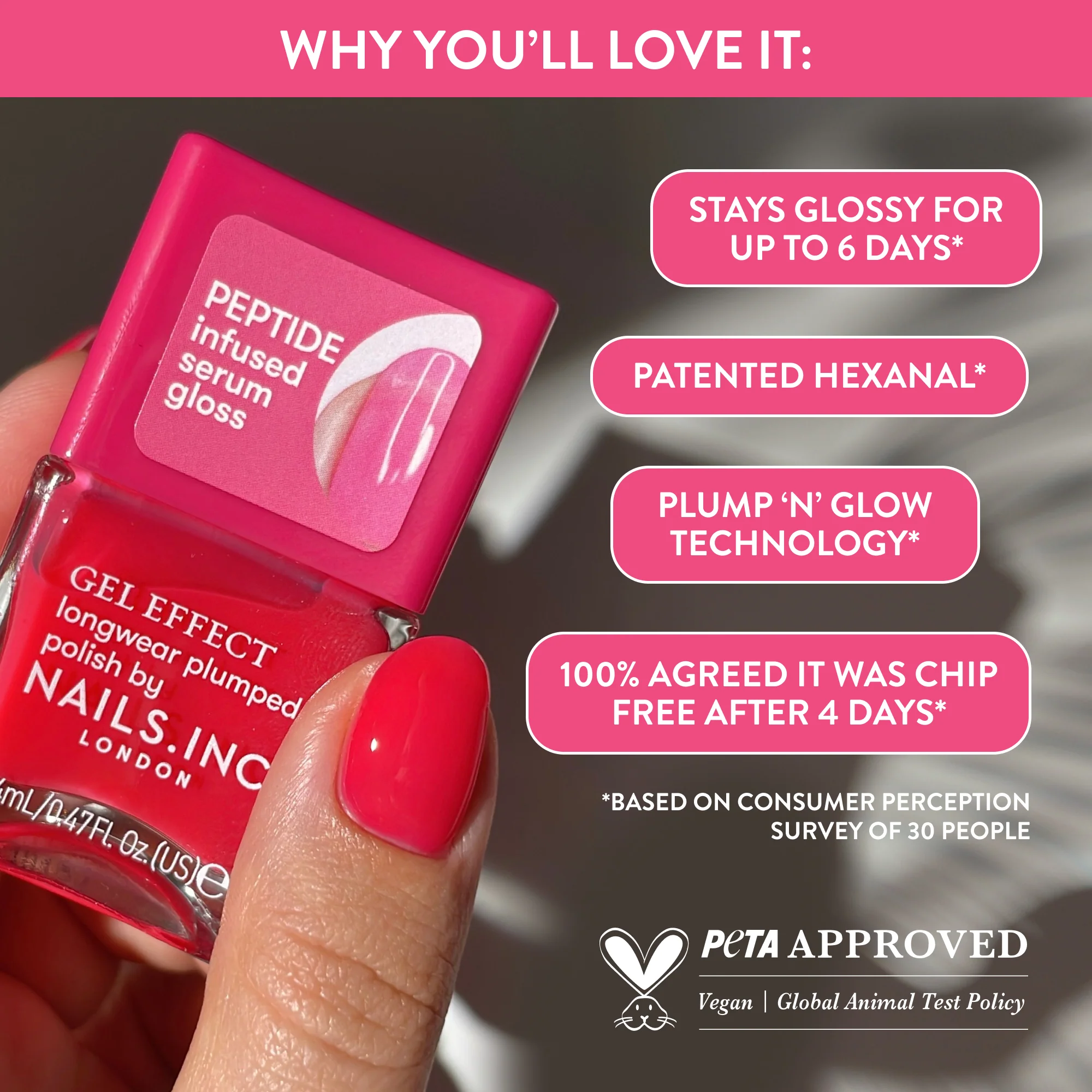 Plump and Glow 8-Piece Peptide-Infused Nail Polish Set - Image 2