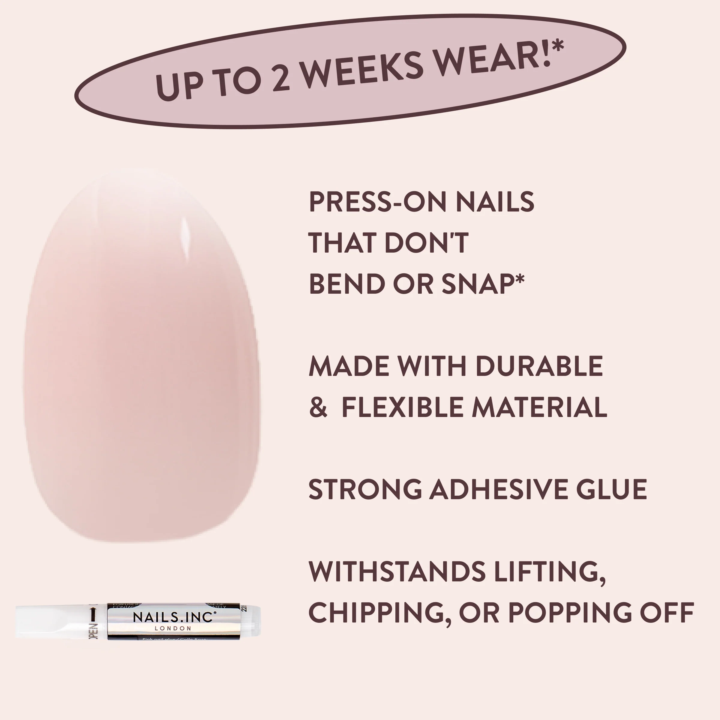 So Selena Nude Ombré Press-On Nails - Image 6