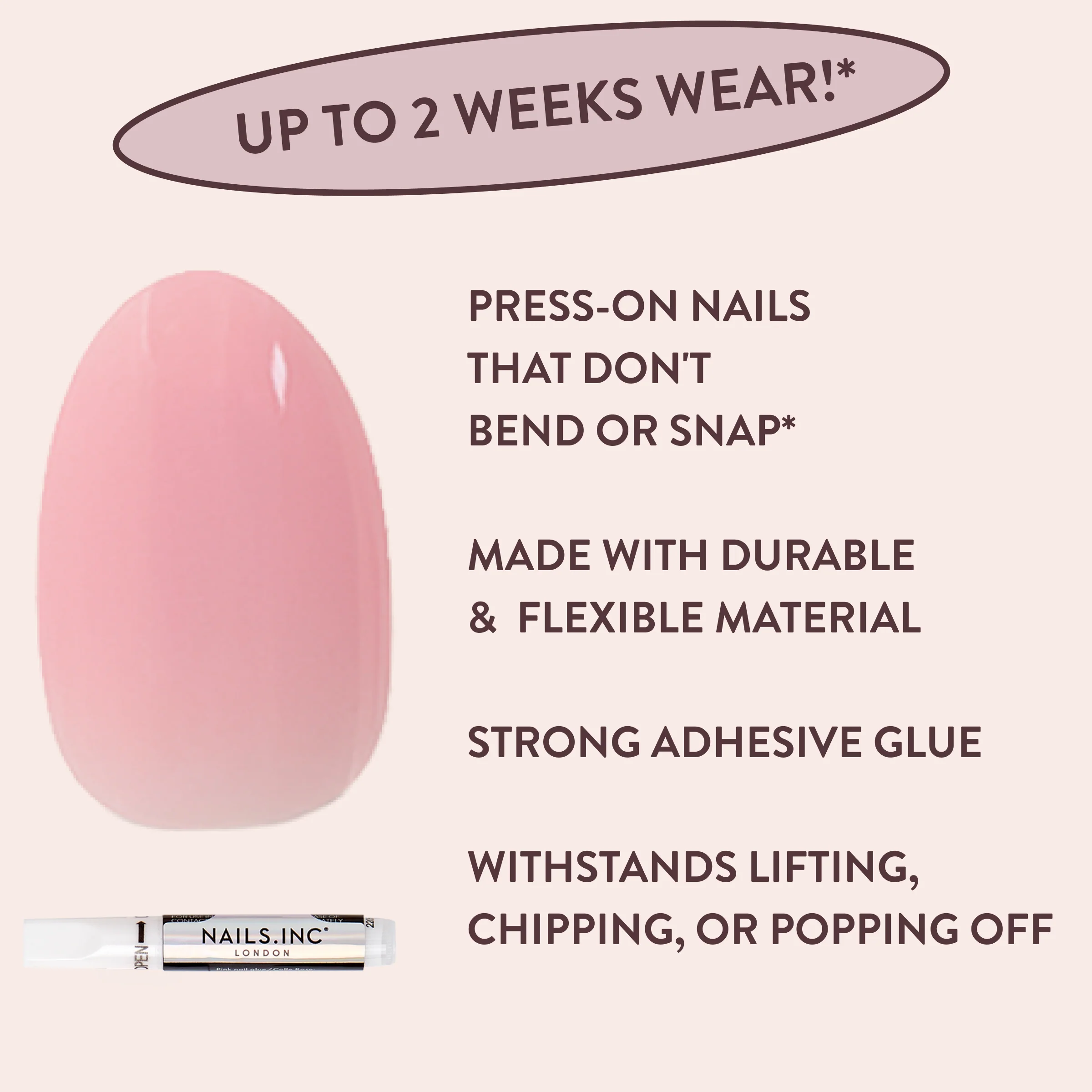 Totally Taylor Classic Pink Press-On Nails - Image 6