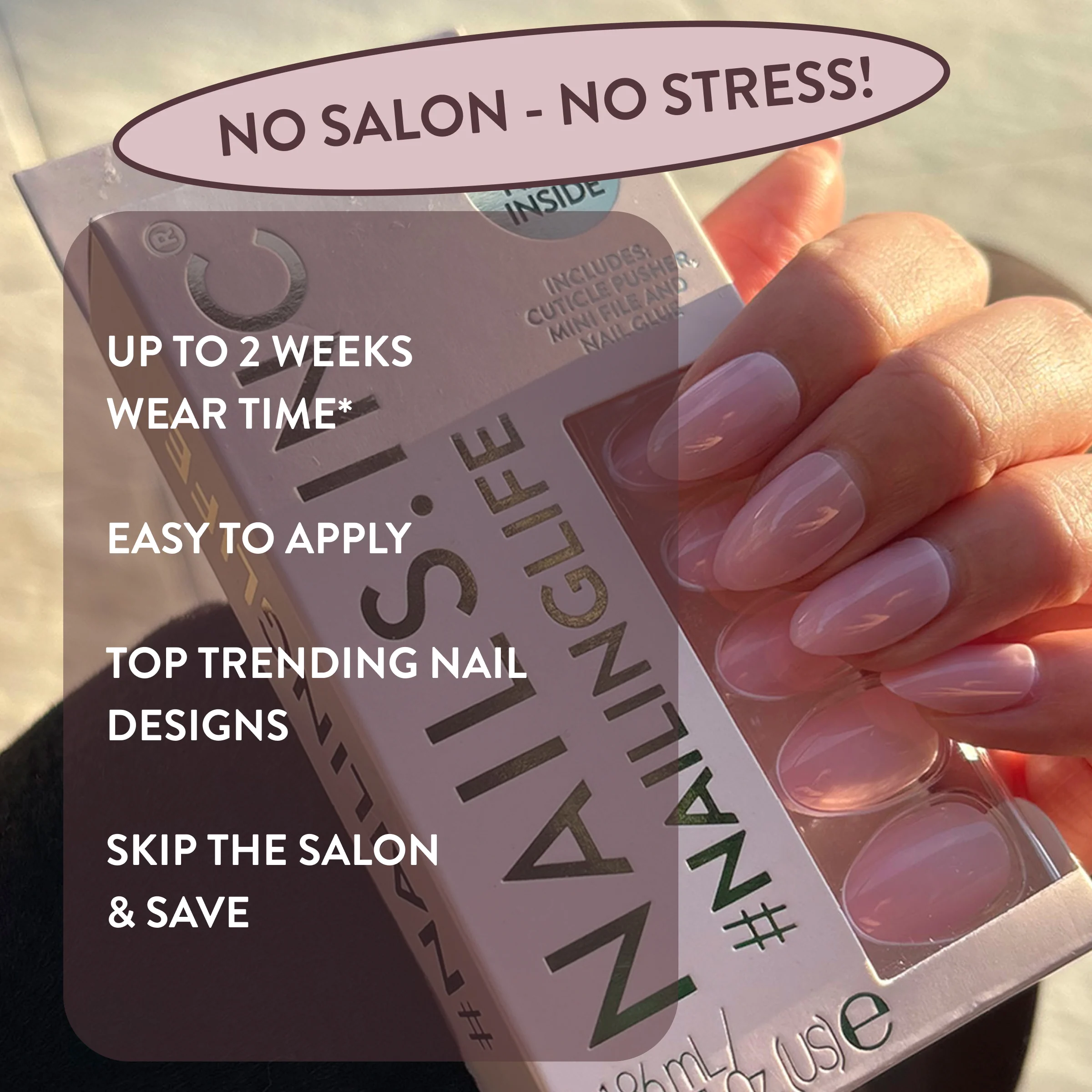 Totally Taylor Classic Pink Press-On Nails US - Image 5