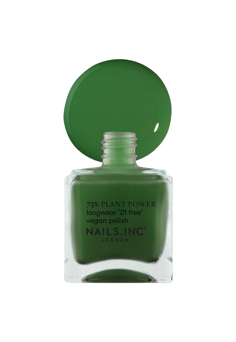 Wipe The Slate Green Plant Power Vegan Nail Polish - Image 4